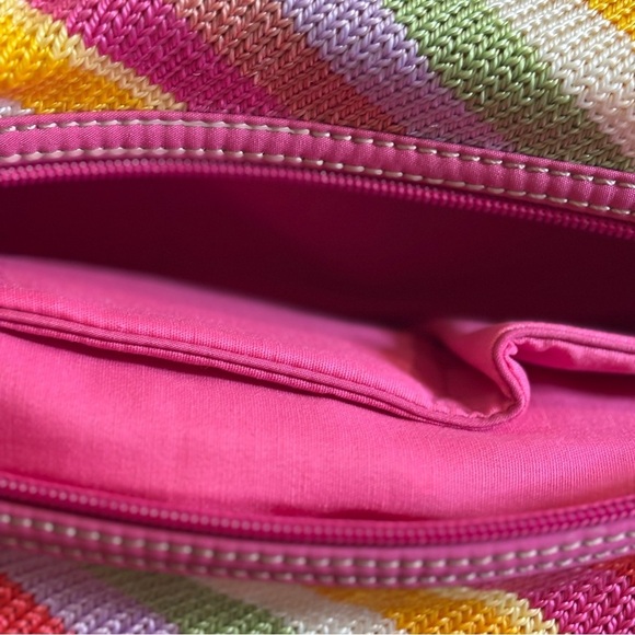 The Sak Barrel Bag Summer Colors Knit Woven Shoulder 10 Year Anniversary - Picture 12 of 13